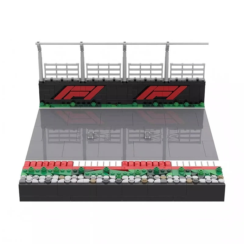 F1 Racetrack Section Display