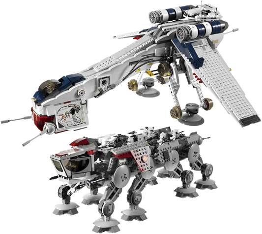 Republic Dropship with AT-OT Walker