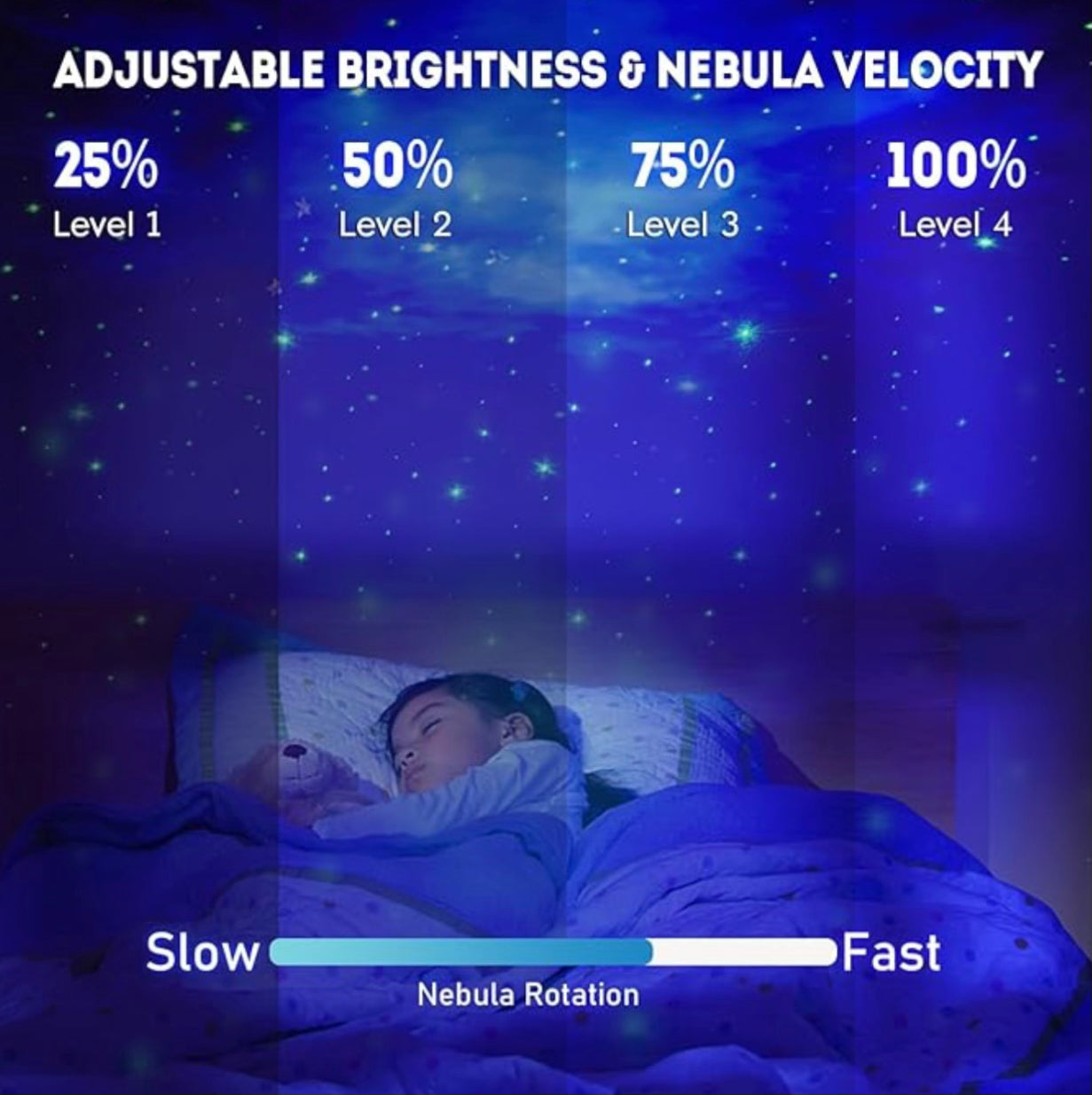 SpaceBuddy Galaxy-Sternenprojektor