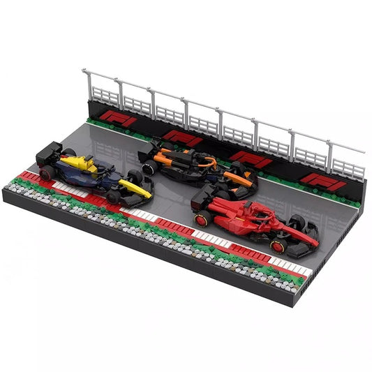 F1 Racetrack Section Display