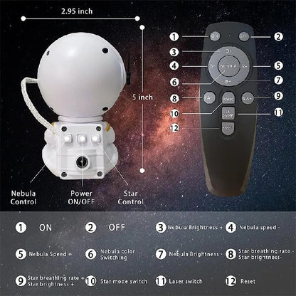 SpaceBuddy Galaxy-Sternenprojektor