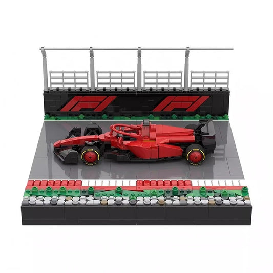 F1 Racetrack Section Display