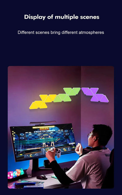 WLAN-LED-RGB-anpassbare Dreieckslampen