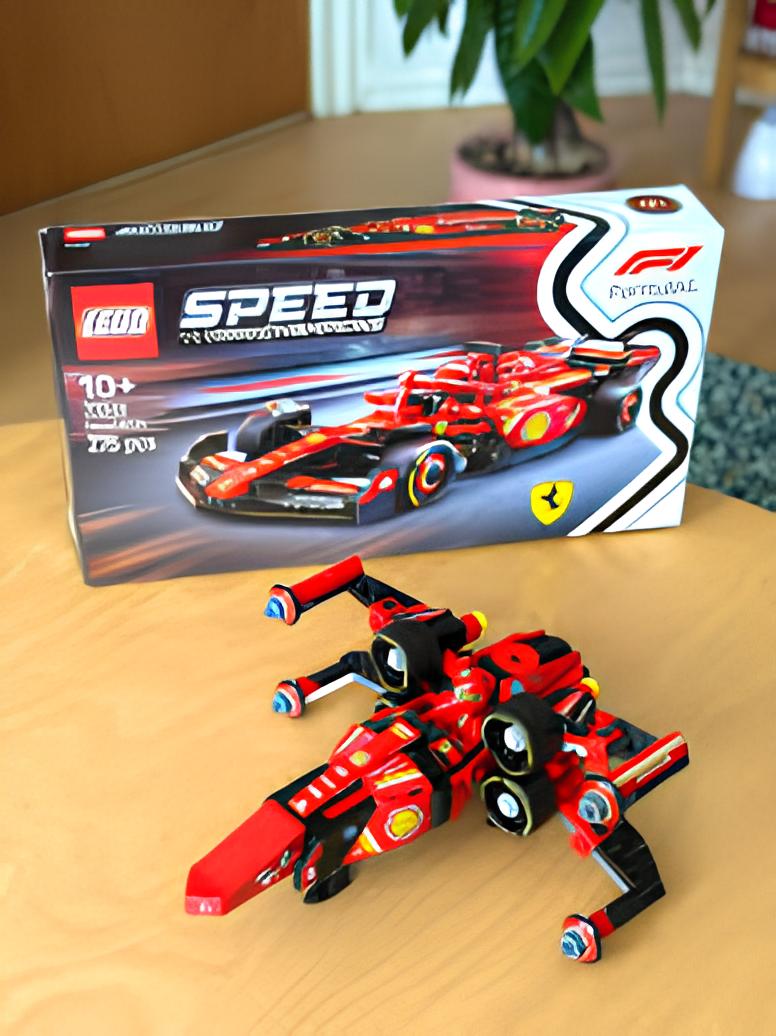 Ferrari SF-24 F1® Auto → X-Wing Starfighter