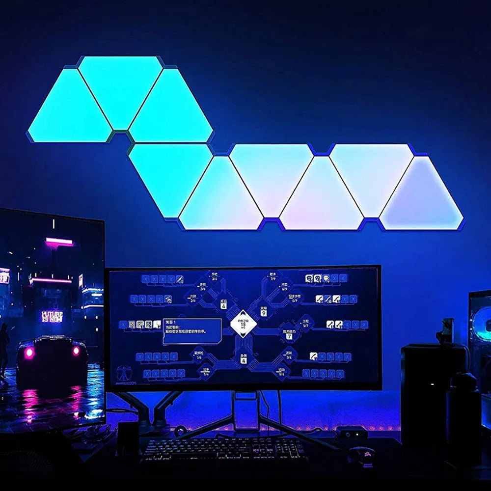 WLAN-LED-RGB-anpassbare Dreieckslampen