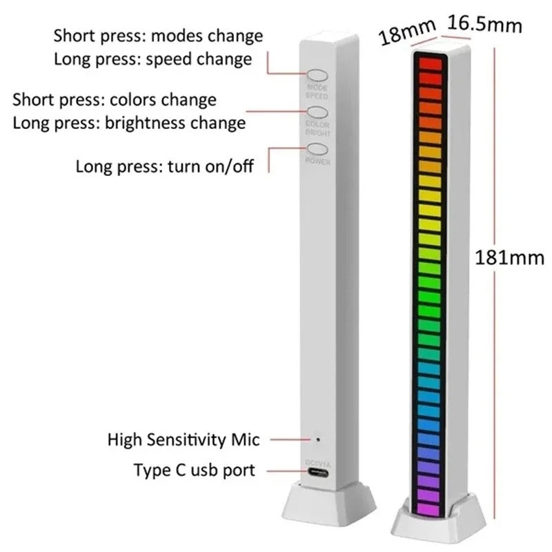 RGB-LED-Soundleiste