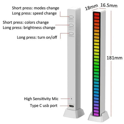 RGB-LED-Soundleiste